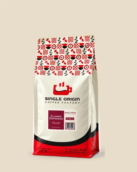 Single Origin Classic Espresso whole bean coffee pack