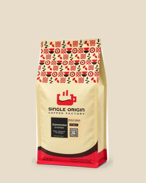 Single Origin Espresso Intenso 1 kg whole bean coffee pack